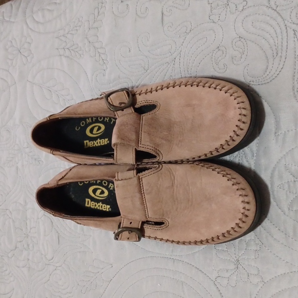 Tan Suede Comfort Dexter Shoes